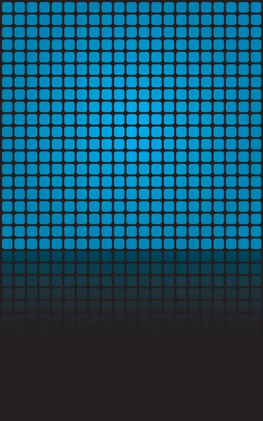 Blaue Quadrate Gitter-Anordnung — Stockvektor