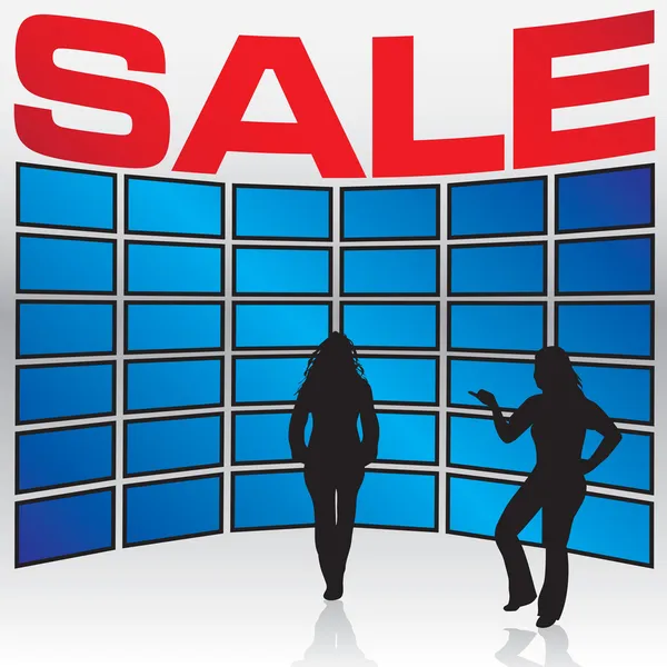 Eletrônica loja venda —  Vetores de Stock