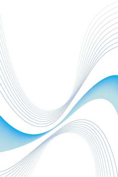 Abstrakte blaue Wirbel — Stockvektor