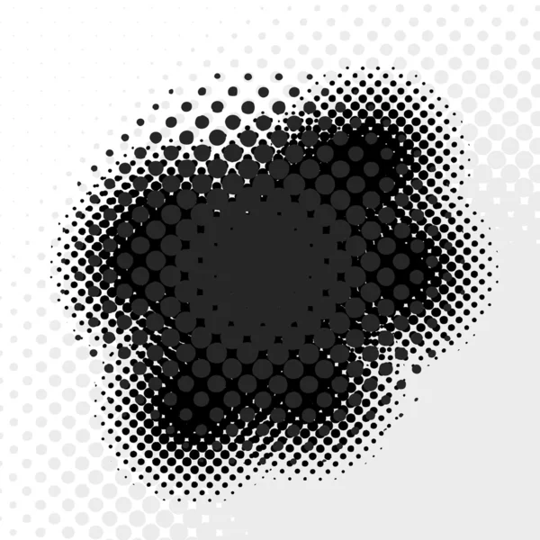 Insigne demi-teinte abstrait — Image vectorielle