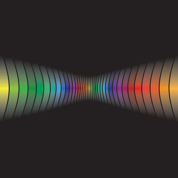 Abstraktní rainbow rozvržení — Stockový vektor