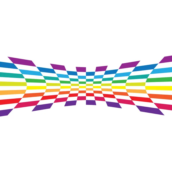 Diseño abstracto del arco iris — Vector de stock