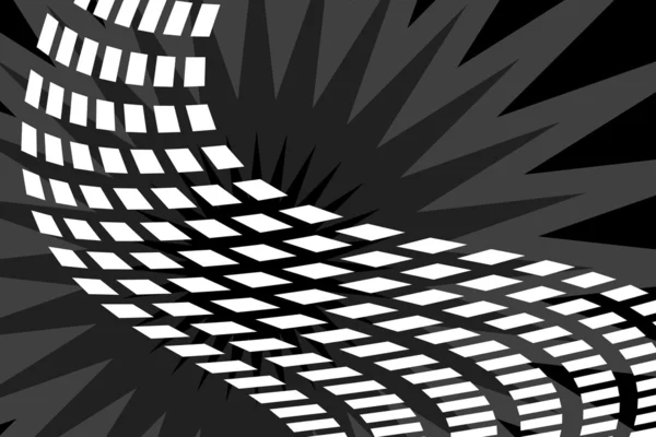 Sentier des carrés abstraits — Image vectorielle