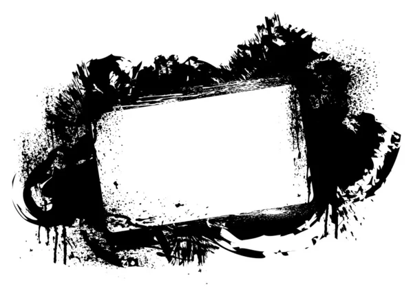 Plaquette de peinture Grunge — Image vectorielle