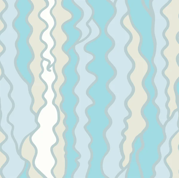 Безшовні хвилі мальований візерунок — стоковий вектор
