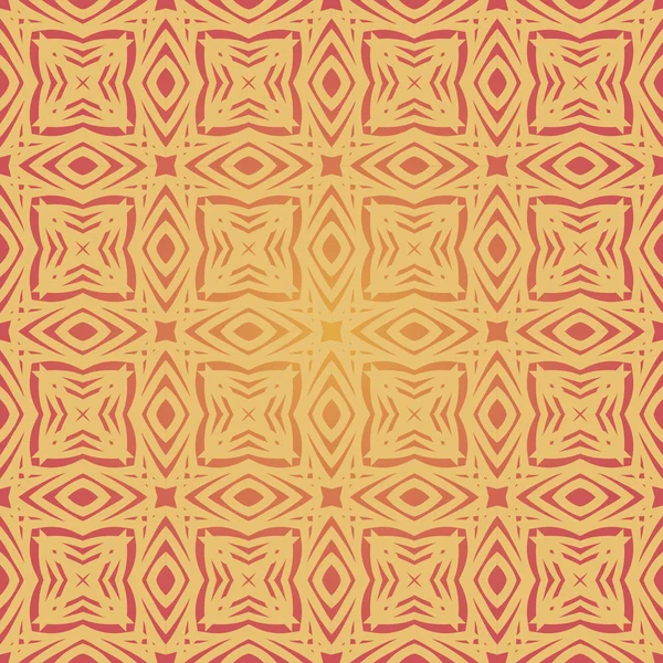 Hot orange gul seamless mönster — Stock vektor