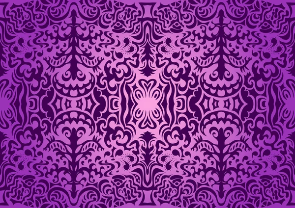 Violet vintage naadloze patroon — Stockvector