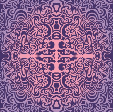 Violet great vintage seamless pattern clipart