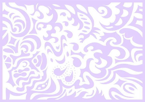 Lavendel sanft romantischen Hintergrund — Stockvektor