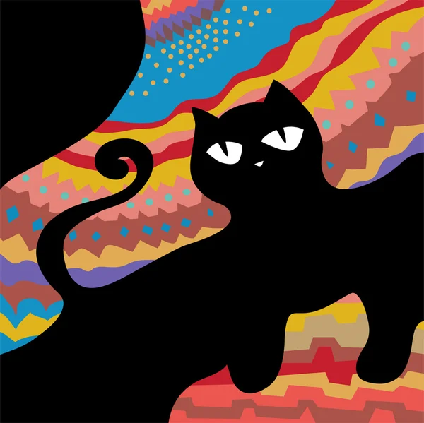 抽象猫架 — 图库矢量图片