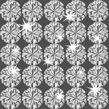 Diamond seamless pattern clipart