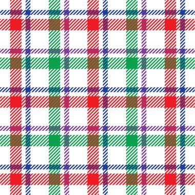 Plaid pattern clipart