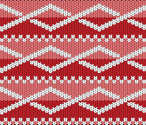 Textura tricotata cu ornament — Vector de stoc