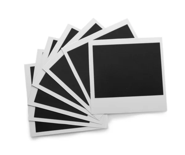 Fotografický papír izolované na bílém — Stock fotografie