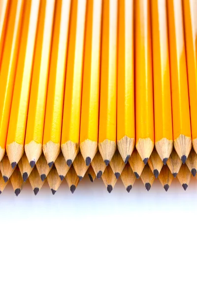 Lead pencils isolated on white — Stock Photo, Image