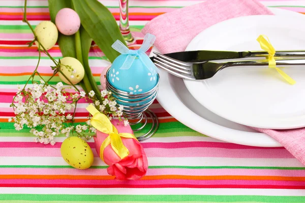 Easter table setting — Stock Photo, Image