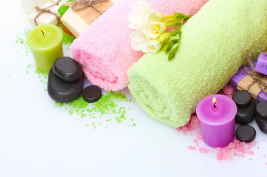 beyaz izole spa ayarı