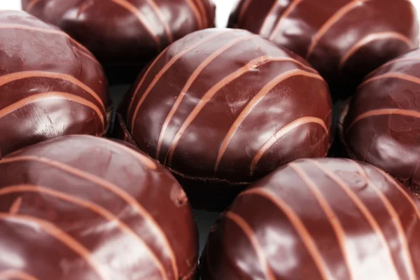 Шоколадное печенье крупным планом — стоковое фото