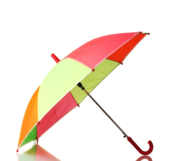 Paraguas multicolor aislado en blanco —  Fotos de Stock