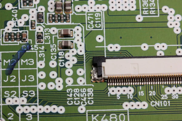 Modern electronic board close-up — Stock Photo, Image