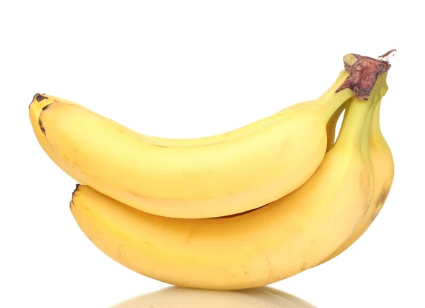 Bando de bananas isoladas em branco — Fotografia de Stock
