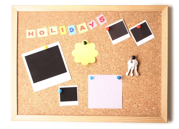 stock image Cork board with notes