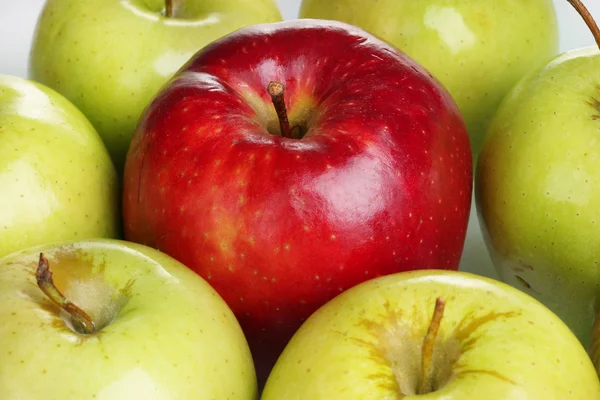 Ζουμερά γλυκά μήλα closeup — Φωτογραφία Αρχείου