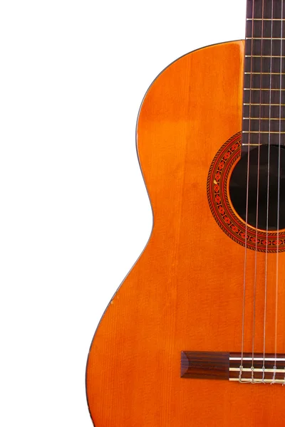 Retro guitar isoleret på hvid - Stock-foto