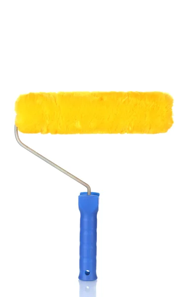 Paint roller isolated on white — Stock Photo, Image