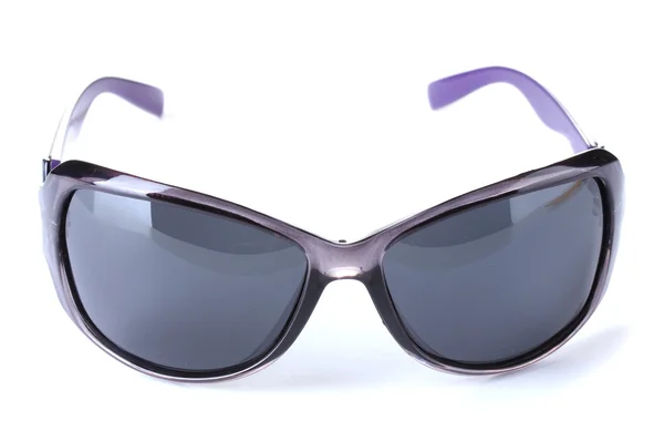 Женщины черные солнечные очки изолированы на белом — стоковое фото