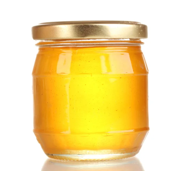 Смачний мед ізольований на білому — стокове фото