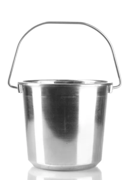 Prázdný kbelík pro láhev šampaňského izolovaných na bílém — Stock fotografie