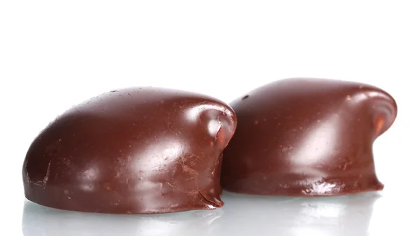 Chocolates isolados em branco — Fotografia de Stock