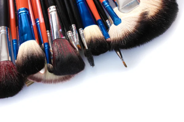Make-up Pinsel isoliert auf weiß — Stockfoto