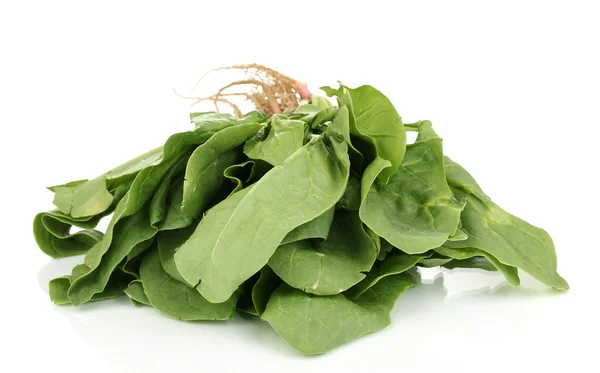 Fresh spinach isolated on white — Stock Photo, Image