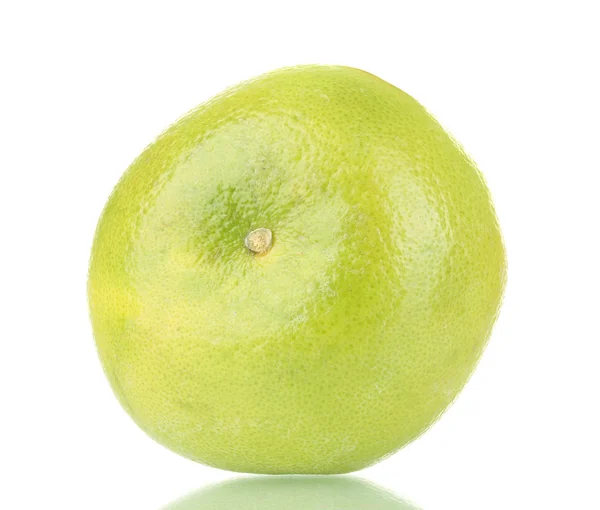 Gröna grapefrukt isolerad på vit — Stockfoto
