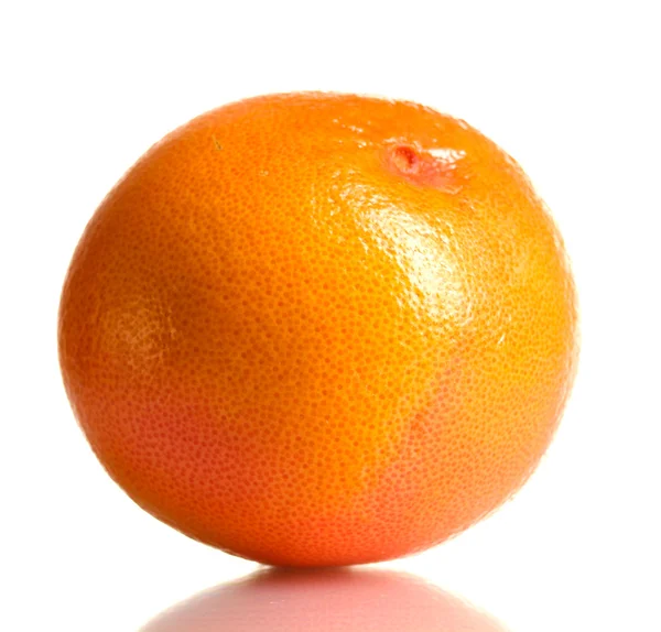 Friss egész grapefruit elszigetelt fehér — Stock Fotó