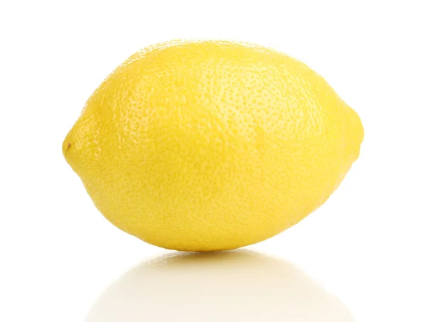 Färsk citron isolerad på vitt — Stockfoto