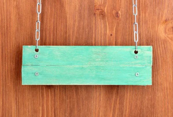 木製の背景に色木製看板 — ストック写真