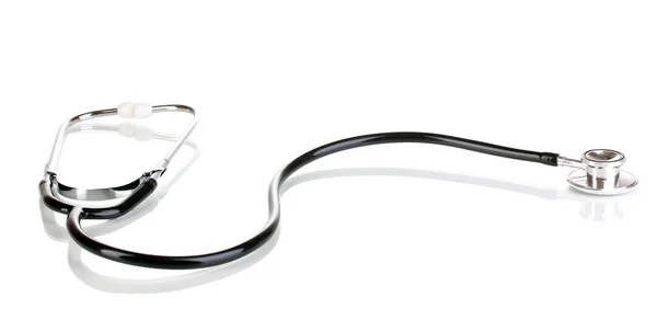 Medicinskt stetoskop isolerat på vitt — Stockfoto