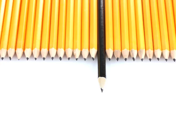 在白色上隔绝的铅铅笔 — 图库照片