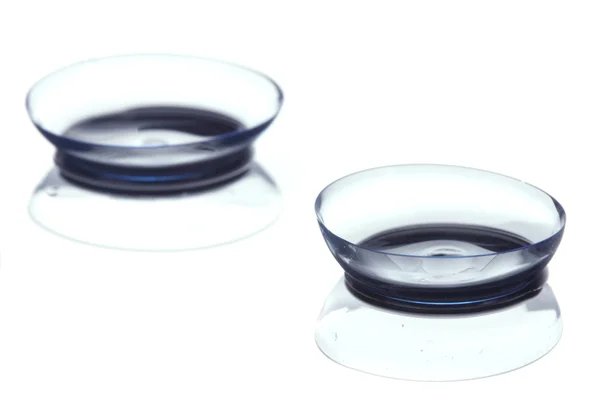 Contact lens isolated on white — Stock Photo, Image