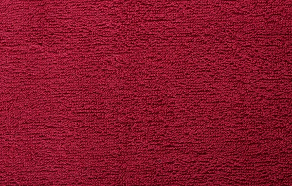 Vermelho brilhante toalha de perto — Fotografia de Stock