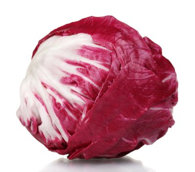 Red cabbage isolated on white clipart