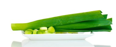 dilimlenmiş pırasa