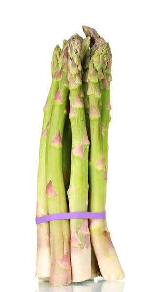 Delicious fresh asparagus isolated on white — Stock Photo, Image
