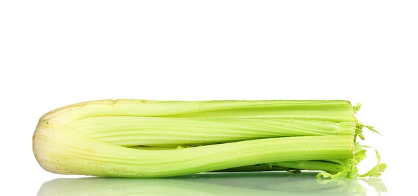 Fresh green celery isolated on white — Stock Photo, Image