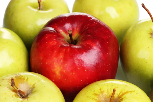 Soczyste jabłka słodki zbliżenie — Zdjęcie stockowe