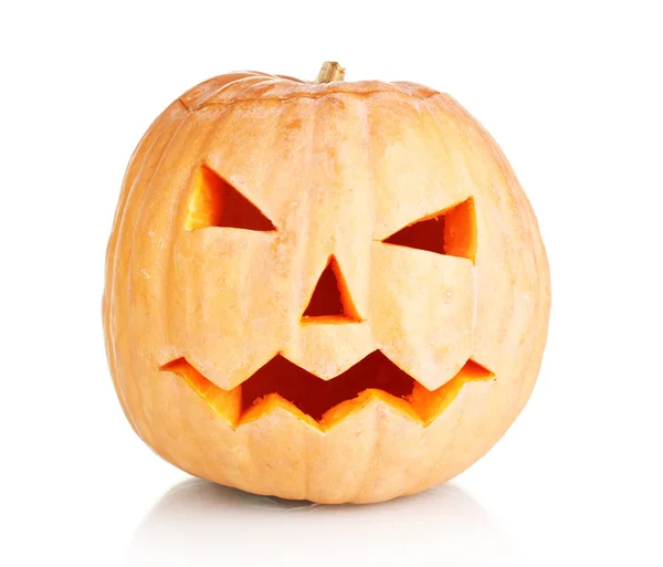 Halloween Pumpkin isolated on white — Stock Photo, Image