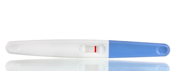 Teste de gravidez é isolado no branco — Fotografia de Stock